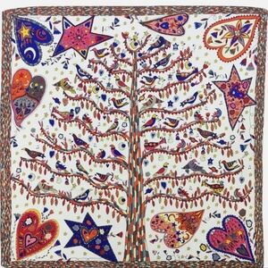 NWOT Silk Like Head Scarf for Women - Satin Large Hair Scarves - 35" Square Silk